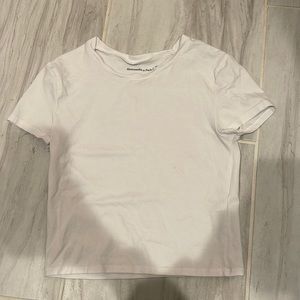 Abercrombie white baby tee
